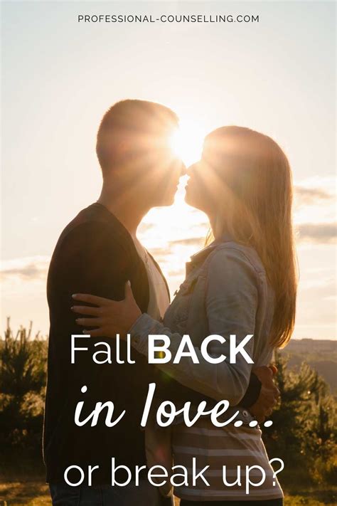Can you fall back in love with someone?